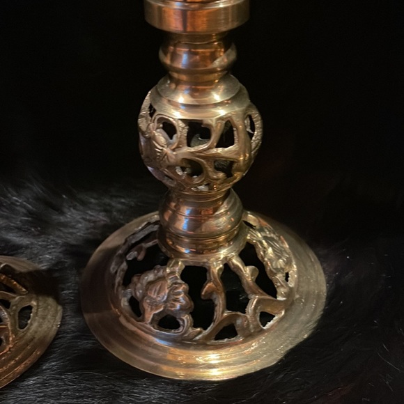 Set of three candle sticks - Picture 5 of 9